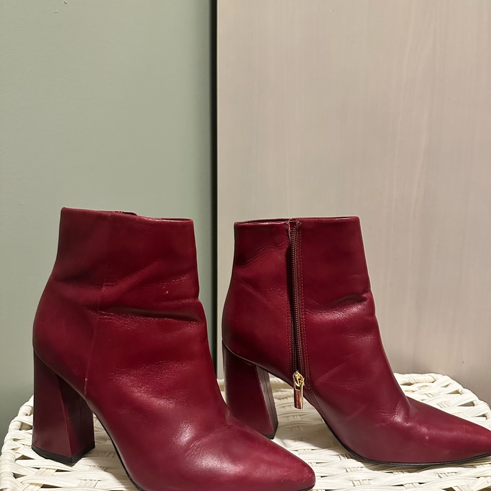 Women's Red Ankle Boots